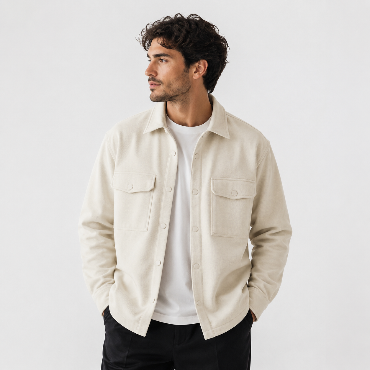 LUNAPA | Men’s Heritage Twill Shacket