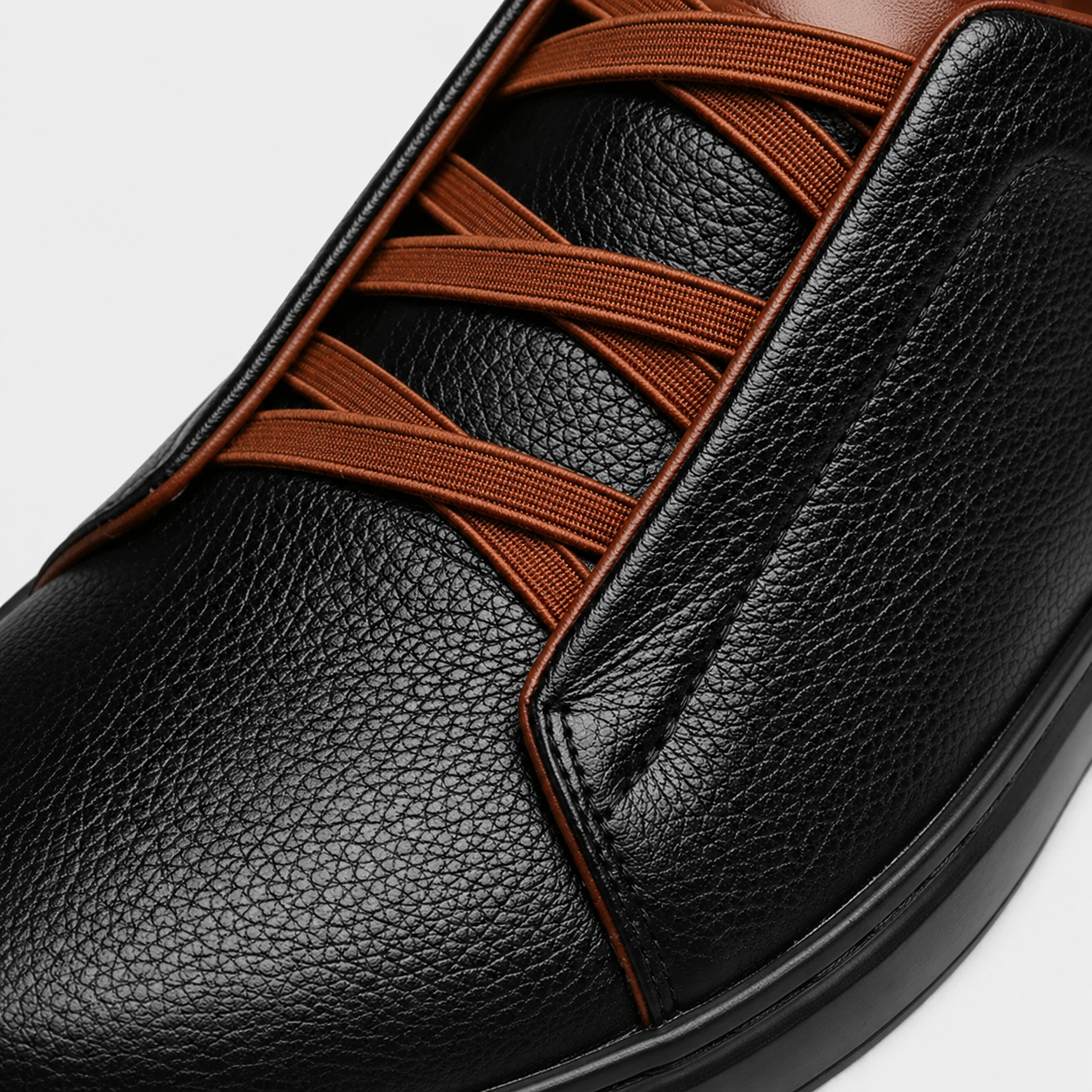 LUNAPA | Men’s Leather Slip-On Sneakers