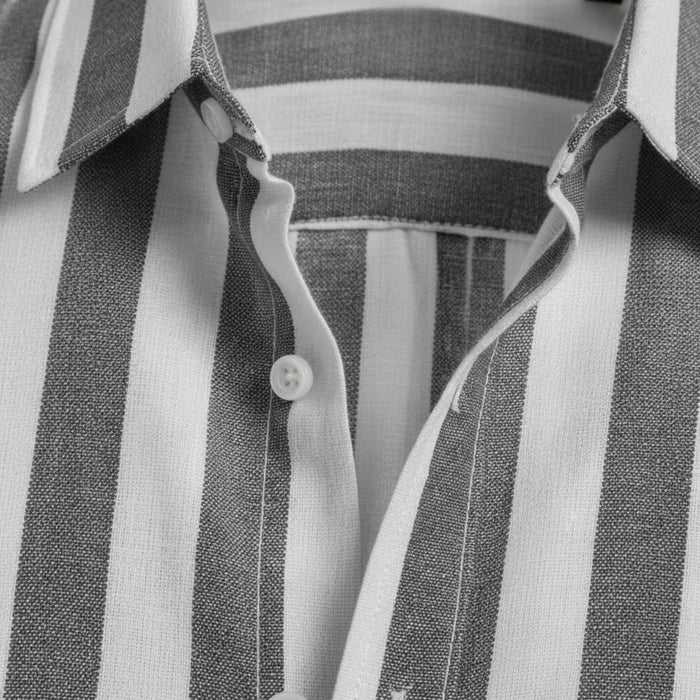LUNAPA | Men’s Vertical-Stripe Casual Shirt