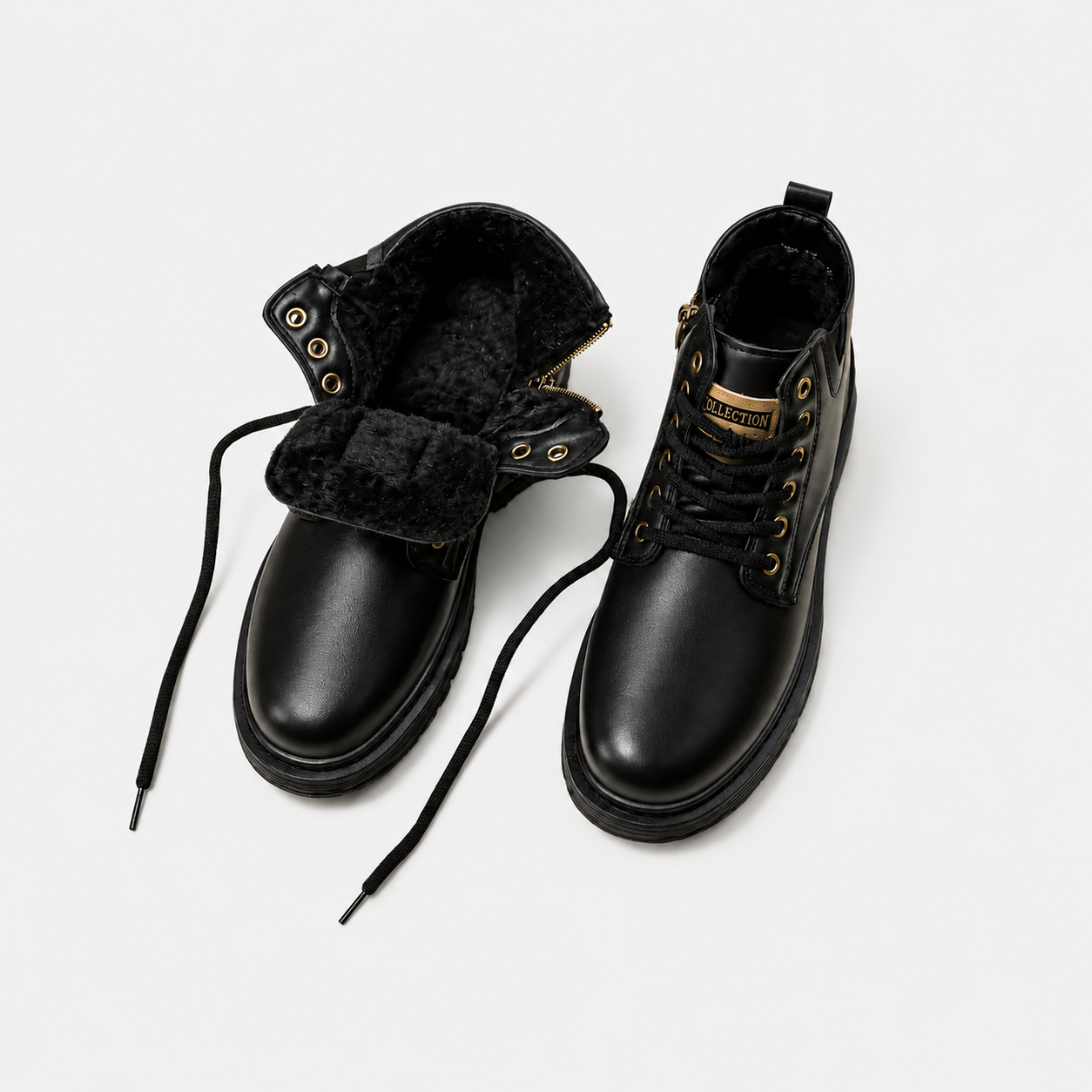 LUNAPA | Men’s Vintage Short Lace-Up Boots