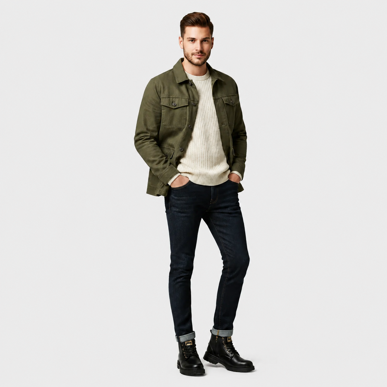 LUNAPA | Men’s Vintage Short Lace-Up Boots