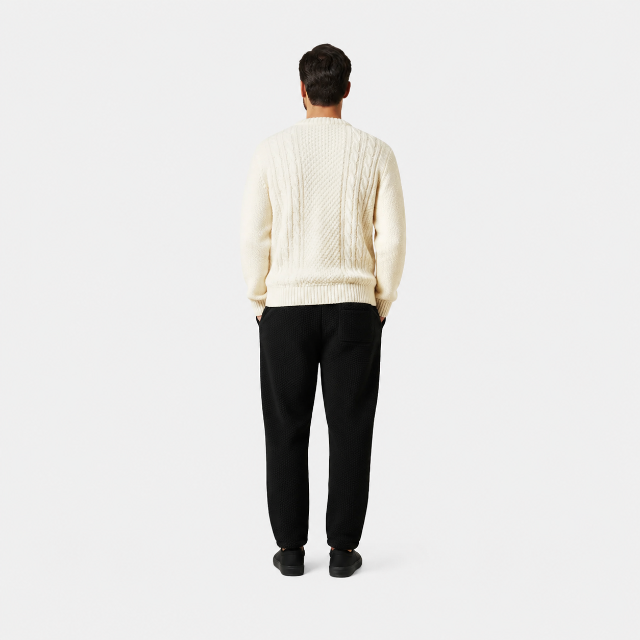 LUNAPA | Men’s Winter Lamb-Fur Sweatpants