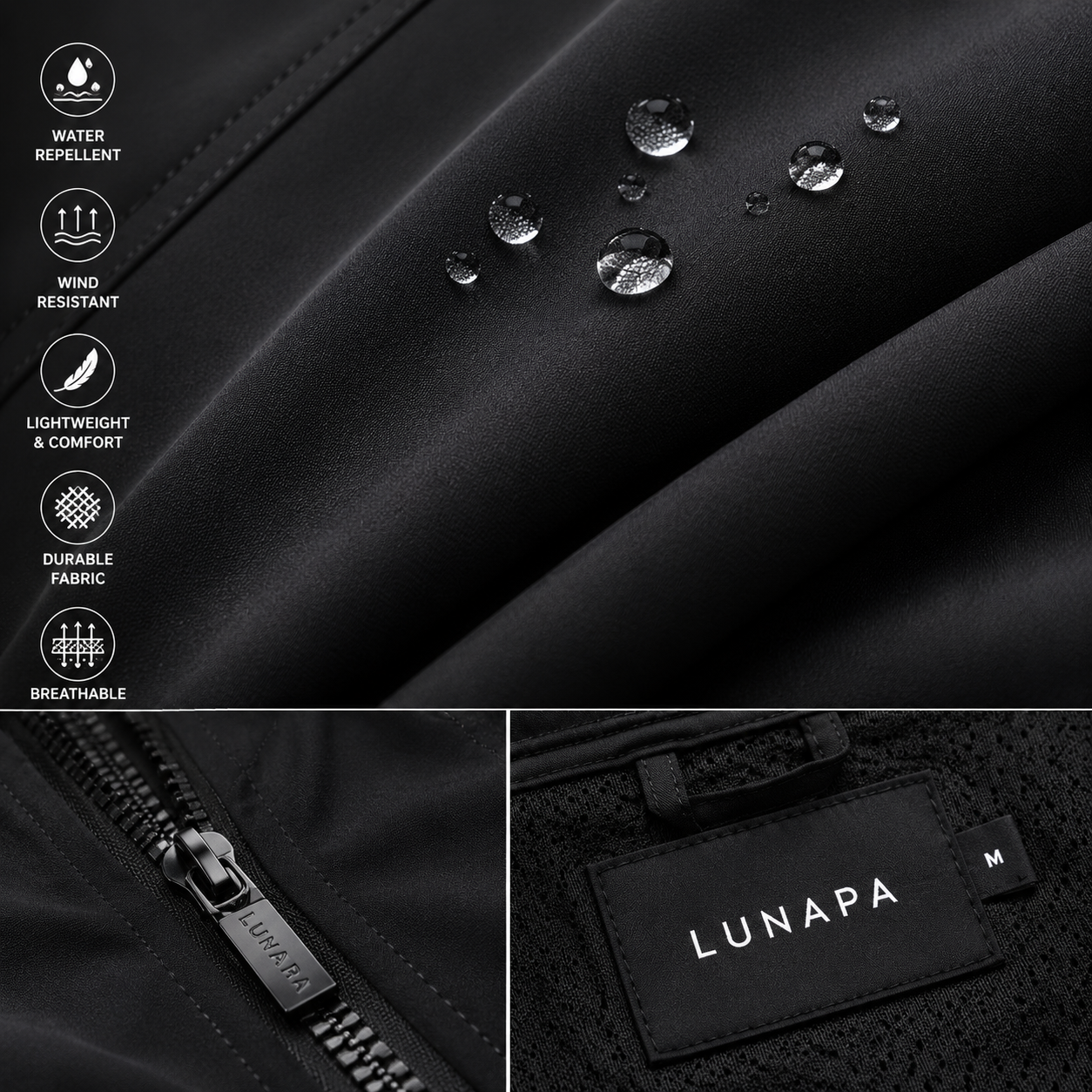 LUNAPA | Women’s Sculpted Zip-Front Jacket