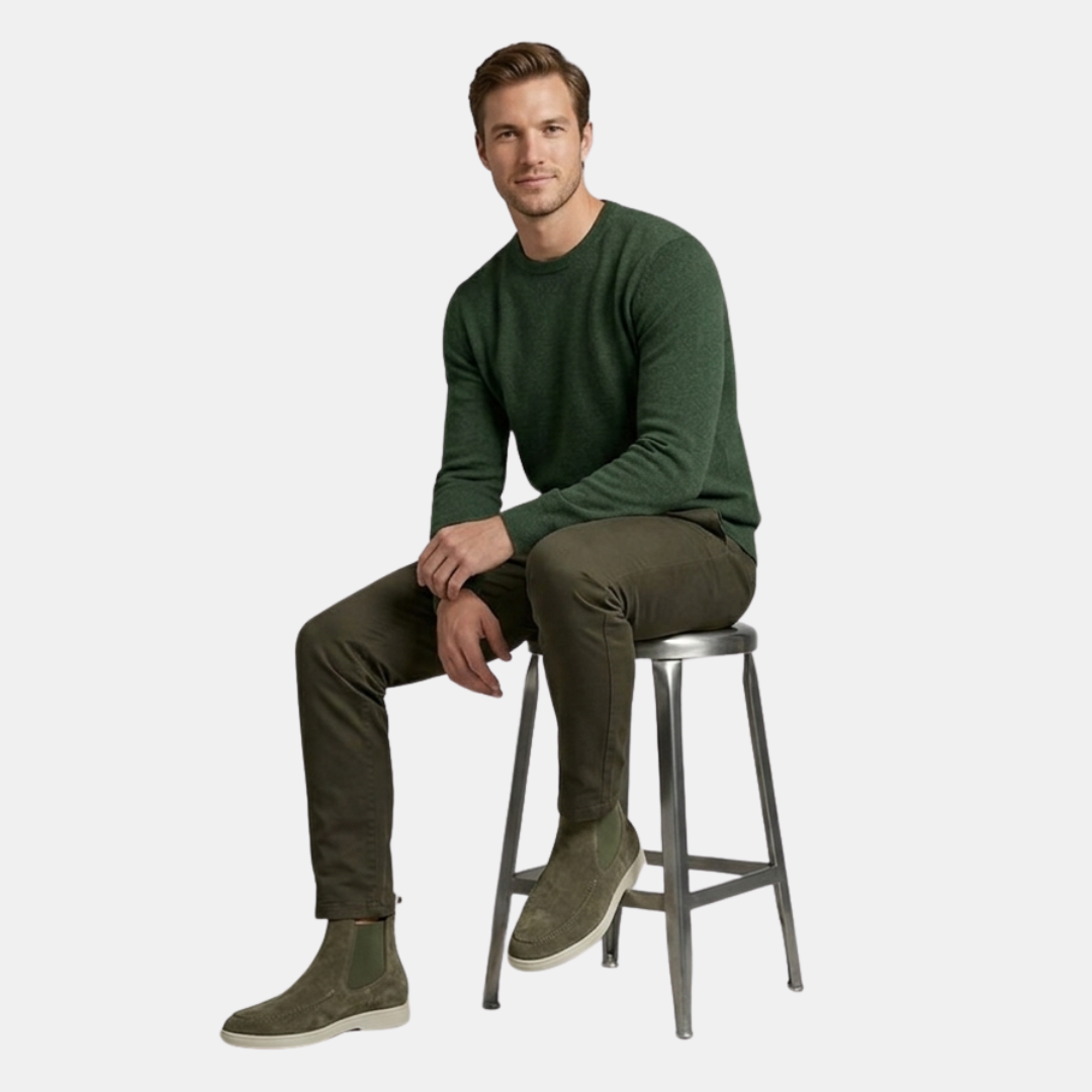 LUNAPA | Men’s Suede Chelsea Boots