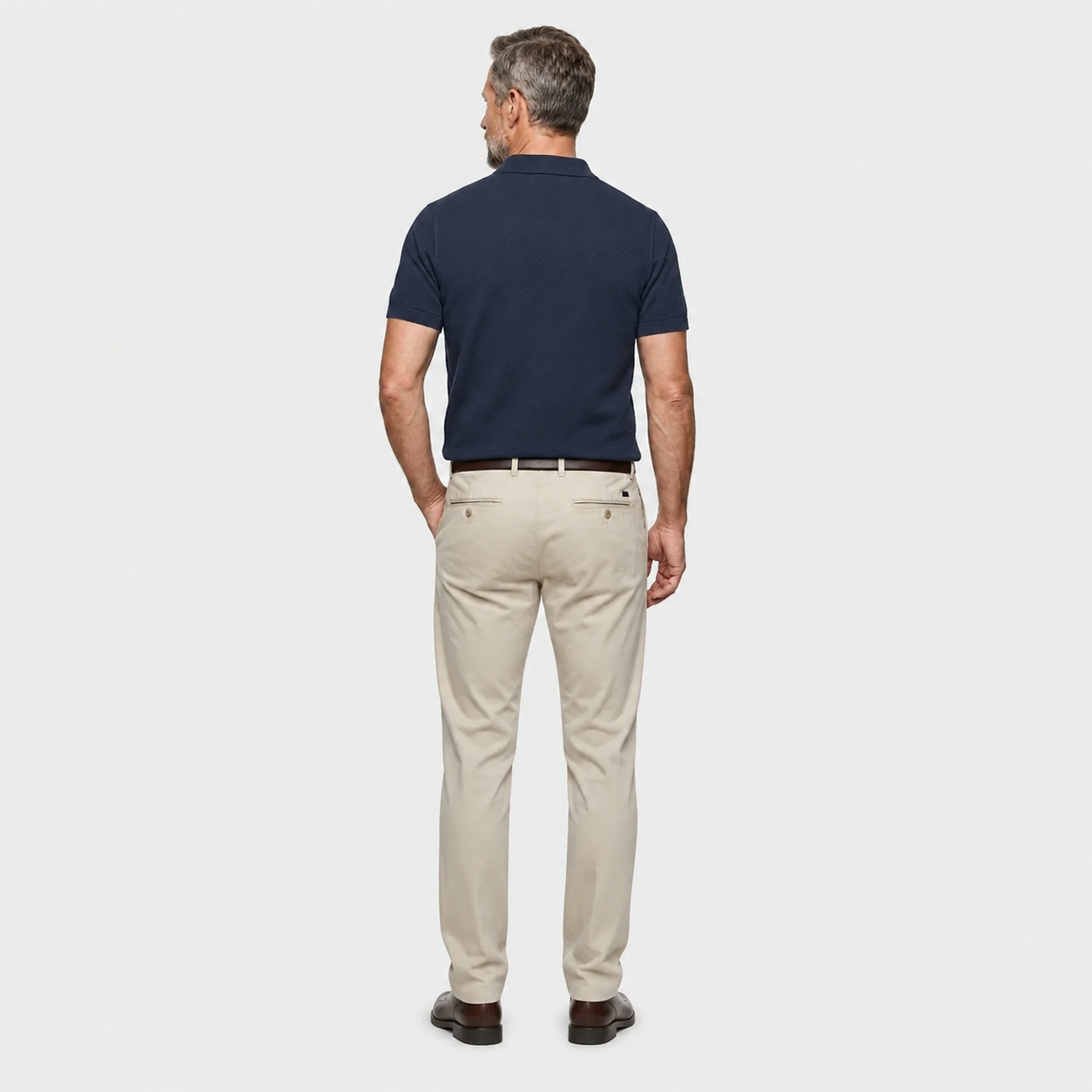 LUNAPA | Men’s Linen-Cotton Pique Polo Shirt