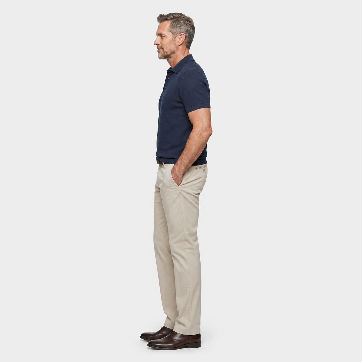 LUNAPA | Men’s Linen-Cotton Pique Polo Shirt