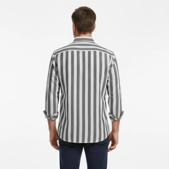 LUNAPA | Men’s Vertical-Stripe Casual Shirt