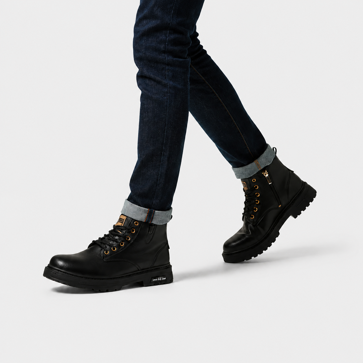 LUNAPA | Men’s Vintage Short Lace-Up Boots