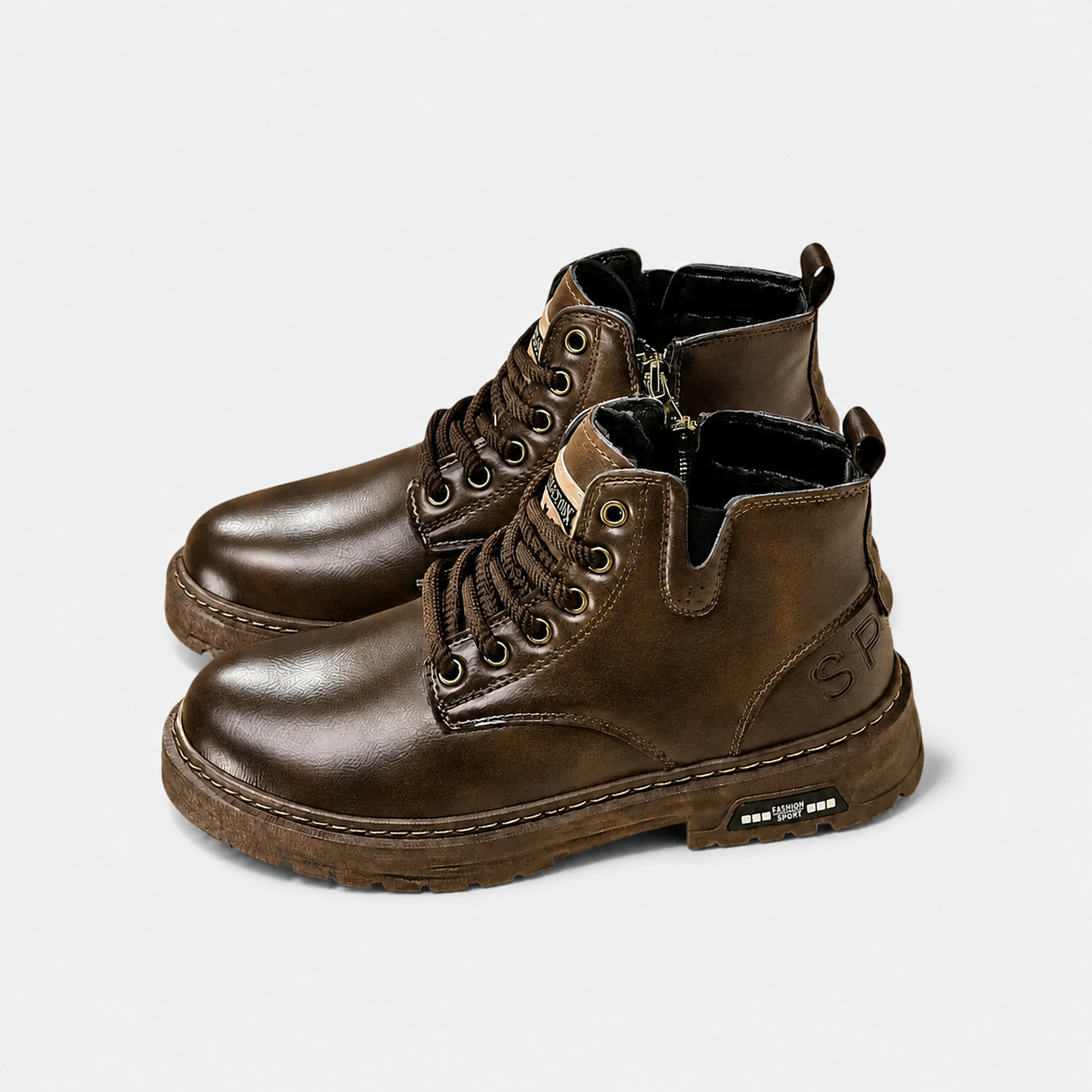 LUNAPA | Men’s Vintage Short Lace-Up Boots