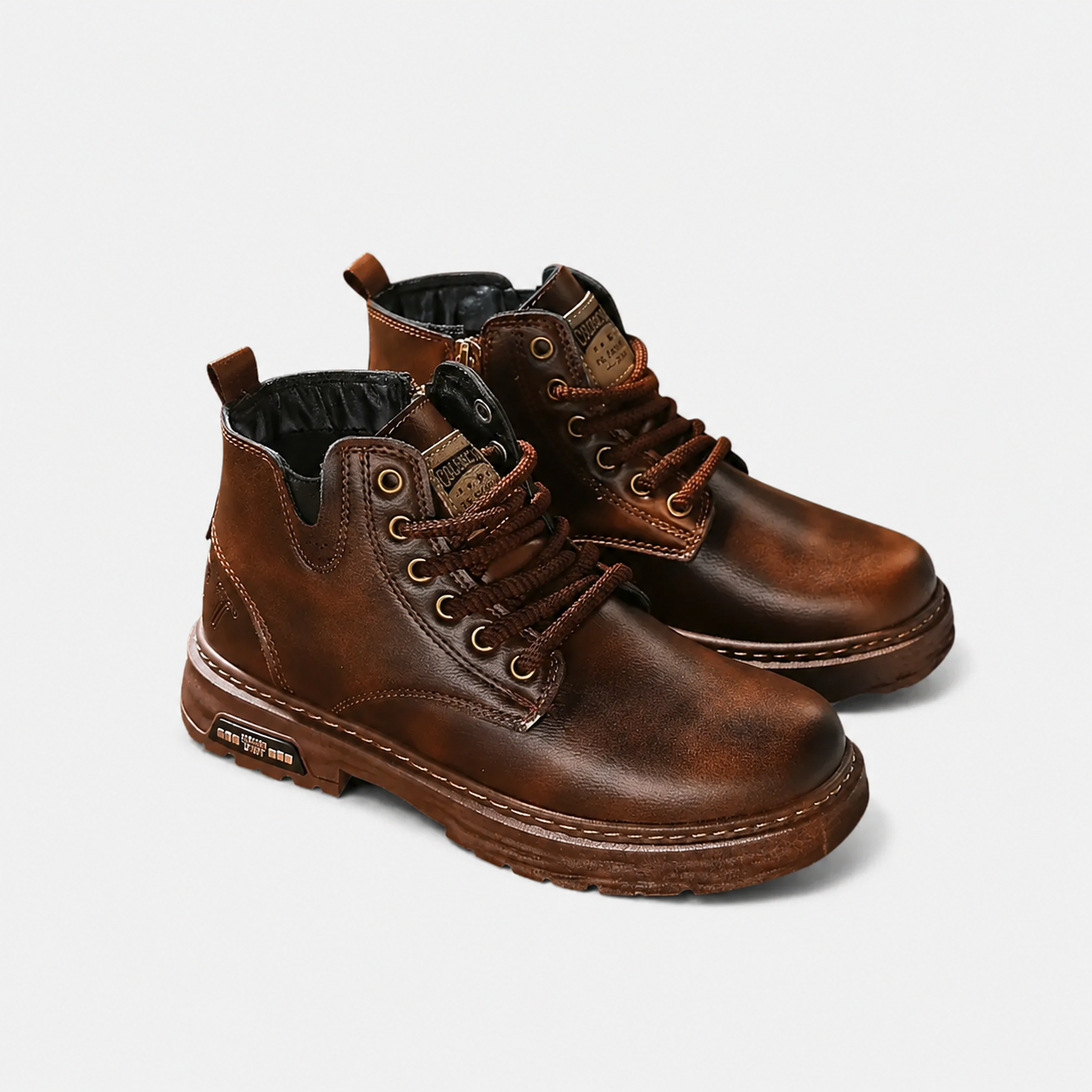 LUNAPA | Men’s Vintage Short Lace-Up Boots
